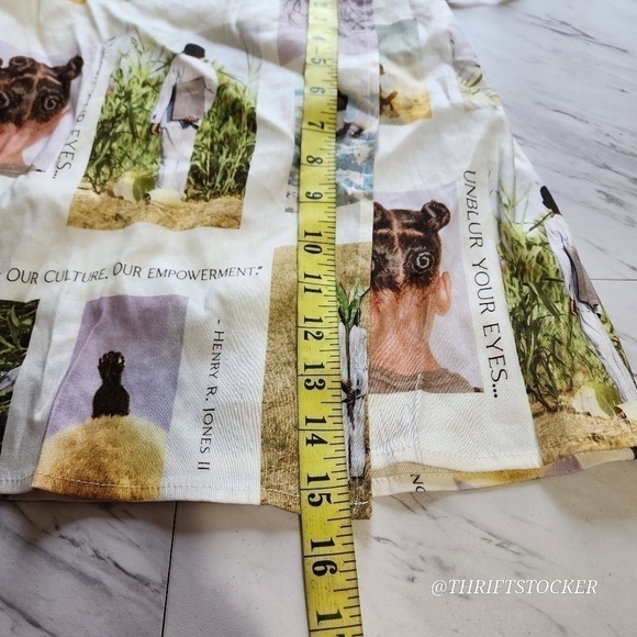 Printed linen skirt - Picture 4 of 7